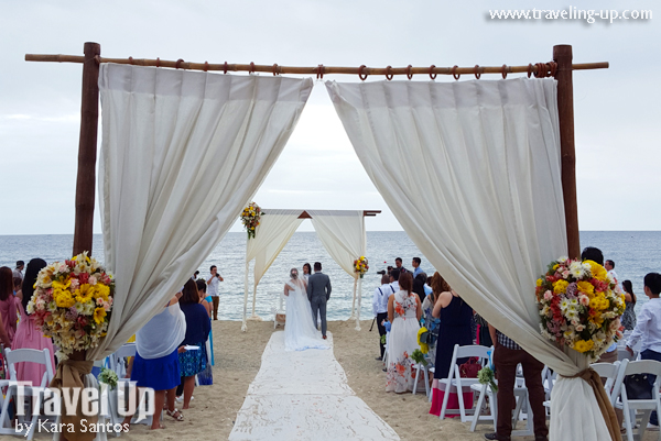 laiya beach wedding